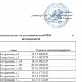 График промывки систем теплоснабжения МКД в пгт. Зеленогорский